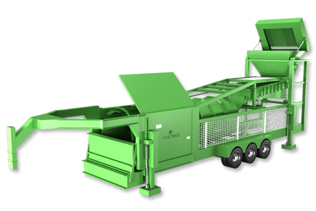 portable gold trommel plant